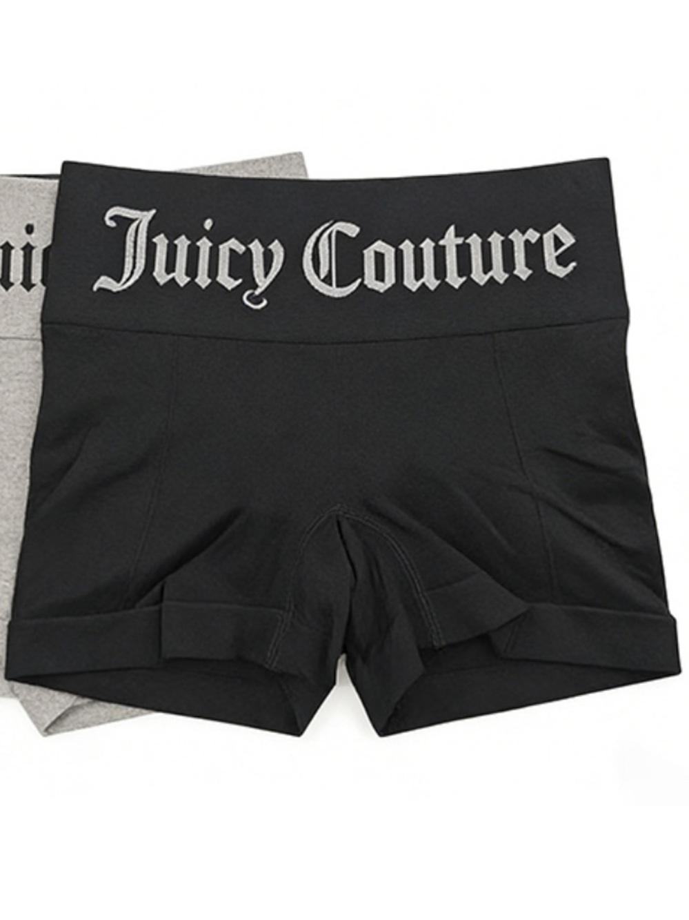 Juicy Couture Black Logo Waistband Lounge  Shorts